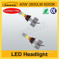 Hot sale 40w 3800LM small headlights for motorcycle